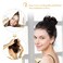 Hair Bun Extensions, Hairpiece Hair Rubber Scrunchies Curly Messy Bun Wavy Curly Donut Hair Chignons Bridal Hairstyle Voluminous Wavy Messy Bun Updo Hair Pieces with Hair Rope and Hairpin, Brown Black