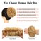 Flufymooz Messy Bun Hair Piece, 100% Real Human Hair Tousled Updo Extension Natural Curly Messy Bun with Elastic Band Hair Bun Hair Piece Ponytail Extensions for Women?Blonde with Highlights?