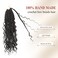 Boho Box Braids Crochet Hair 8 Packs Boho Crochet Braids Pre Looped 1B Goddess Box Braids Crochet Hair for Black Women 14 Inch Boho Braids Crochet Hair Extension