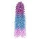 8 Packs of 55-Inch Wavy Small Box Braids Crochet Hair - Knots, Curls, and Waves with ZiZi Braids - Synthetic Hand Crochet Extensions - 28 Strands/Pack - Ideal for Black Women(Purple/blue/pink)