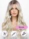 HAIRCUBE Long Wavy Wigs for Women,Synthetic Hair Wig for Daily