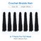 7 Packs Faux Locs Crochet Hair Soft Locs Crochet Hair New Natural Butterfly Locs Crochet Hair For Women Goddess Locs Synthetic Pre looped Crochet Braids (30 Inch (Pack of 7), 1B#)