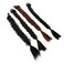 Leadigol Braided Ponytail Extension 4PCS Long Braided Ponytail,Ponytails Hair Extensions Fluffy Sweet Wig Twist Braids Fashion Brown Braided Ponytails Girls Hair Piece for Women Daily Wear