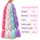 Colorful Jumbo Braiding Hair Pre Stretched Glow in the Dark Hair 24inch 5Pcs Luminous Colored Braiding Hair