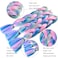 Jumbo Braiding Hair For Women Mix Four Colored Hair Extensions For Braiding Hair Extensions 24inch Rainbow Colors Synthetic Fiber For Box Braiding Hair(Light Purple/Light Green/Blue/Pink-3Pcs)