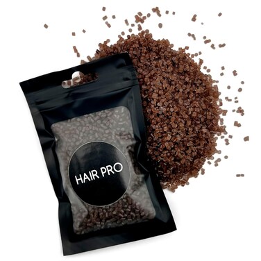 HairPro Italian Keratin Glue Hair Extension Beads for Hair Extension Fusion Keratin Glue Beads Making Wig Tool Fusion I Tip Hair Extensions Original colors (Brown 2.3) (20, Grams)