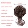 KETHBE Messy Bun Hair Piece Tousled Updo Hair Buns Extension Elastic Hair Band Hair Pieces Curly Hair Bun Scrunchie For Women (Dark Brown)