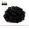 Loc Petal Bun Dreadlock Drawstring Ponytail Curly Faux Locs Braided Ponytail Clip in Chignon Scrunchies Hairpiece for Black Women Girls(Black)
