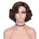 Quantum Love Short Curly Bob Wigs Loose Wave Side Part Wig for Black Women Short Body Wave Bob Synthetic Wig (Ombre Brown 10 inches)
