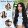 KooKaStyle Clip in Synthetic Hair Extensions Long Wavy 4PCS Thick Hairpieces Black Fiber Double Weft Natural Hair Extensions 20 Inch for Women