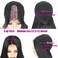 26Inch Long Straight Lace Front Synthetic Hair Wigs Natural Black Glueless 4x1 HD Lace Frontal Synthetic Hair Wigs Natural Heat Resistant Fiber Pre Plucked For Black Women