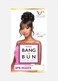 Vivica A. Fox BPB-HEAVEN, Bang &amp; Bun, PIN CURL DOME w/BANG &amp; SPIRAL CURL SIDES, Color 2 Dark Brown