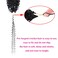 Leeven 8 Inch 8 Packs Pre Looped Micro Curly Crochet Hair for Women Kinky Curly Crochet Hair Synthetic Yanky Twist Hair Extensions (1B30#)