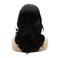 Hair Synthetic Lace Front Wig Wavy Shoulder Length 16inch Jet Black Heavy Density Heat Resistant Realistic Wig