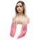 Hair Synthetic Lace Front Wig Straight Super Long 28inch Dark Root Light Blonde Pink Ombre Heavy Density Heat Resistant Realistic Wig