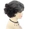 GNIMEGIL Grey Short Curly Wigs for Black Women Soft Synthetic Granny Hair Replacement Full Wigs for Daily Party Use Mommy Old Lady Wig Elderly Realistic