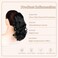 MAYSA Short Ponytail Hair Extension, 10 Inch Claw Clip Ponytail Extension, Wavy Curly Claw Clip in Ponytail Hair Extensions, Natural Fake Ponytail Synthetic Hairpiece for Women #1B