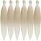 Leticia Blonde White Braiding Hair Prestretched Human Hair Kanekalon Braiding Hair