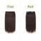 SEGO 2PCS Clip in Remy Human Hair Extensions 2 Clips Clip in Mini Hairpieces Seamless Invisible Hairpin For Women with Thinning Hair Adding Hair Volume 4/6/8/10/12 Inches 16/20/24/30/34g
