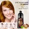 Instant Blonde Brown Hair Dye Shampoo 3 in 1, Argan Oil Brown Hair Dye Easy To Use, Semi-Permanent, Brown Natural Plant Hair Dye, Herbal Hair Color Shampoo for Men Women 500ml
