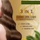 Instant Blonde Brown Hair Dye Shampoo 3 in 1, Argan Oil Brown Hair Dye Easy To Use, Semi-Permanent, Brown Natural Plant Hair Dye, Herbal Hair Color Shampoo for Men Women 500ml