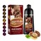 Instant Blonde Brown Hair Dye Shampoo 3 in 1, Argan Oil Brown Hair Dye Easy To Use, Semi-Permanent, Brown Natural Plant Hair Dye, Herbal Hair Color Shampoo for Men Women 500ml