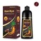 Hair Dye Shampoo 3-in-1 Champu Para Canas Mujer, Instant Wine Red Herbal Burgundy Hair Color Treated Shampoo, Long Lasting Easy to Use for Women Men, 500ml