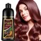 Natural Wine Red Herbal Hair Dye Shampoo, 3 in 1 Burgundy for Gray Hair, 16.9 Fl Oz (Men &amp; Women)