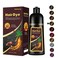 Natural Chestnut Brown Hair Dye Shampoo 3 in 1, Instant Brown Hair Shampoo, Hair Color Shampoo, Shampoo Para Canas Mejur &amp; Champu Para Canas, Shampoo Hair Dye (Chestnut Brown)