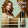 Hair Dye Shampoo for Gray Hair, 3 In 1 Natural &amp; Long-Lasting Hair Color Shampoo, Instant Magic Hair Dye, Herbal Treated for Men Women,16.9 fl.oz (Blonde Brown)
