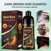 Dark Brown Hair Dye Shampoo for Gray Hair, Instant Hair Color, Champu Para Canas