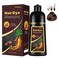 Dark Brown Hair Dye Shampoo for Gray Hair, Instant Hair Color, Champu Para Canas