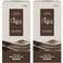 2 Pack of Water Coloring Hair Dye Powder Mix with only Water (Medium Brown, 2 pack)