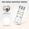 White Brow Mapping String - 30M Pre-inked Eyebrow Mapping String Thread for Henna Tinting and Permanent Makeup, Essential Brow Microblading Supplies