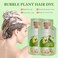 Natural Plant-Based Hair Dye - Bubble Formula for Gray Coverage, Dark Shades for Women and Men (Coffee, 20ml, 10 Packs/Box)