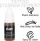 ATOMUS Micro-Blading Pigment 1 Bottle 8ml 0.27fl.oz Eyebrow Lip Eyeliner Tattoo Natural Plant Ink Pigment Permanent Makeup Liquid Pigment Ink (Light Brown)
