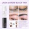PERMANIA Lash Perm and Black Kit,Salon Grade Supplies for Eyelash Lift and Brow Lamination Black Ti-nt with Lash Lift Balm 4 IN 1 Fast Quick Curling &amp; Coloring Natural Result Hair Color Developers