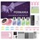 PERMANIA Lash Perm and Black Kit,Salon Grade Supplies for Eyelash Lift and Brow Lamination Black Ti-nt with Lash Lift Balm 4 IN 1 Fast Quick Curling &amp; Coloring Natural Result Hair Color Developers