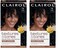 Clairol Textures &amp; Tones Permanent Hair Dye, 1B Silken Black Hair Color, Pack of 2