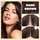 Root Touch Up Sets,Hairline Powder for Women Cover Up- Hairline Concealer for Thin and Thinning Hair, Water &amp; Sweat Resistant,Contain Azonbey Makeup Brush (Dark Brown, Med #Makeup Brush)