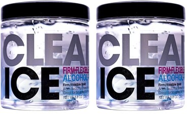 Ampro Clear Ice Gel Firm/Flexible Hold 8.8 Oz (Pack of 2)