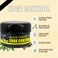GZE Black Castor Oil Edge Gel Extra Hold Braid, Loc, Twist - Tames Frizz &amp; Controls Edges for Women 4c Hair