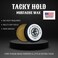 Mustache Wax Tacky hold - Bombero Mustache Wax Co. - Tacky Application, medium/strong hold, restyleable - Most Advanced All Natural Formula Holds up to Hard Work and Exercise - 1OZ tin (Unscented)