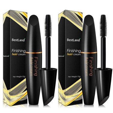 BestLand 2Pack Hair Finishing Stick, Small Broken Hair Finishing Cream Refreshing Not Greasy Feel Shaping Gel Cream Hair Wax Stick Fixing Bangs Stereotypes Cream (Pack of 2)