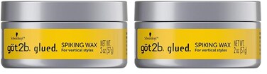 Got2B Glued Spiking Hair Wax, Fierce Holding Power, 2 oz (Pack of 2)