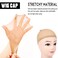 9 Pcs Hair Wax Stick Kit - Wax Stick for Hair for Lace Front - 4 Wig Cap - 2 Elastic Bands for Melting Lace - Hair Styling Comb
