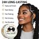 8.8 OZ Edge Control Wax for Women Strong Hold Non-greasy Edge Control Smoother Edge Tamer, Edge Wax Styling Tamer Edge Control for Black Hair No Flaking, Strong Hold Water-based Edge Stay Gel Coconut