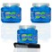 Xtreme Hair Gel Blue 8.8oz Pack of 3 with Comb - Extreme Hold Wetline Xtreme Styling Gel for Hair, Premium Blue Gel Tub