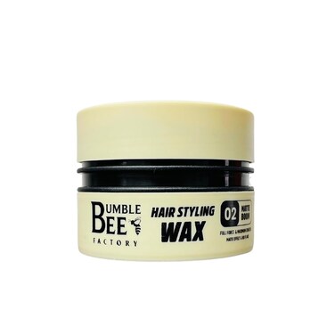 BUMBLE BEE Hair Styling Wax, 4 Styles, Firm Hold, Natural Finish (150 ml, 02 White (Matte))