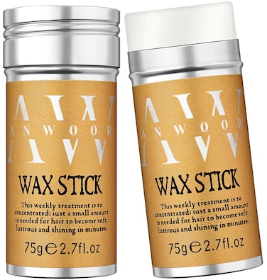 Hair Wax Stick, 2PCS - Wax Stick For Hair Slick Back Stick For Hair Fly Away &amp; Edge Frizz, Easy to Absorb &amp; No White Chips &amp; No-Greasy &amp; Frizz Hair